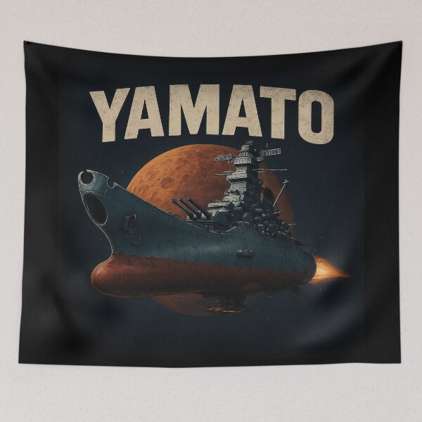 Item preview, Battleship Yamato Anime Art designed and sold by Retr0Tshirts.
