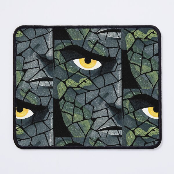 Item preview, A mosaic face with one yellow, mesmerizing, hypnotic eye. designed and sold by Piotrek0001.