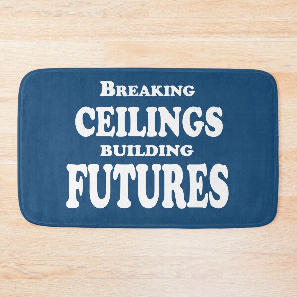 Item preview, Breaking Ceilings, Building Futures – Empowerment Quote Design designed and sold by ArtNestVerse.