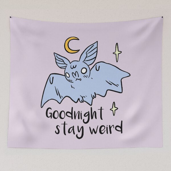 Item preview, Goodnight Stay Weird designed and sold by witchlingart.