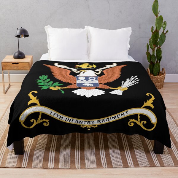Item preview, Army - Regimental Colors - 17th Infantry Regiment  - TRUTH AND COURAGE X 300 designed and sold by Military Insignia Products.