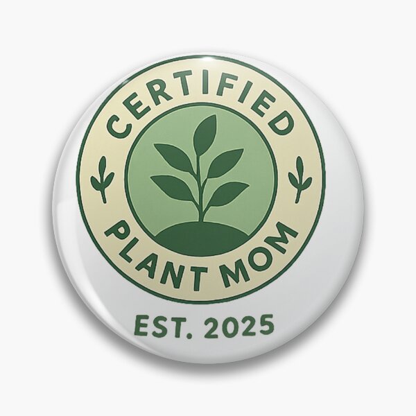 Item preview, Certified Plant Mom – Retro Badge Design • Houseplant Gift for Green Thumbs designed and sold by DavidMay.