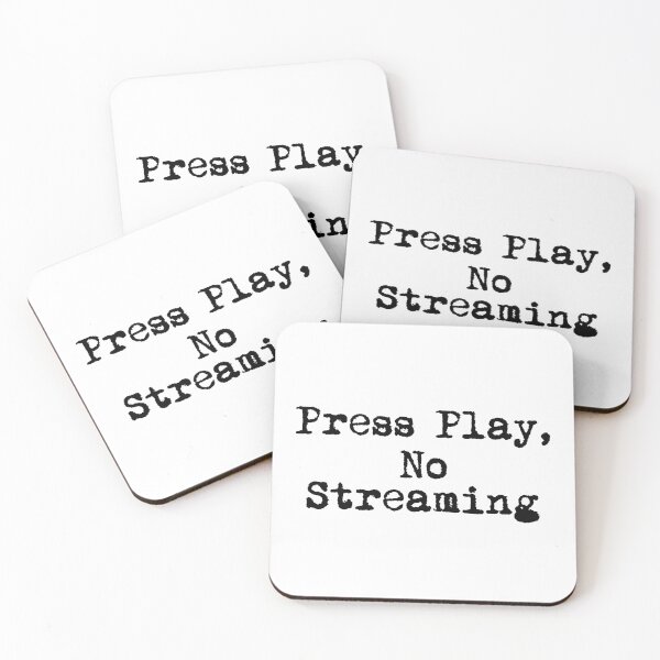 Item preview, Press Play, No Streaming designed and sold by Ninjacatoff.