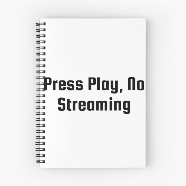 Item preview, Press Play, No Streaming designed and sold by Ninjacatoff.