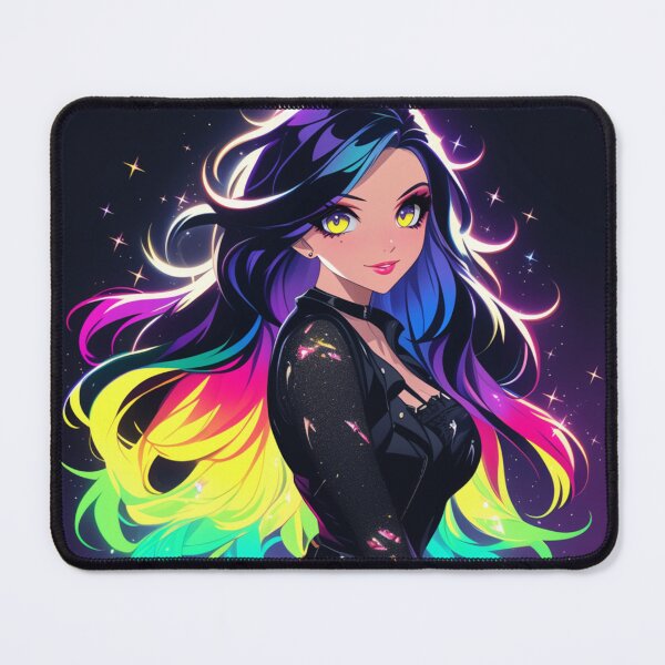 Item preview, rainbow galaxy girl designed and sold by CursedbyLilith.