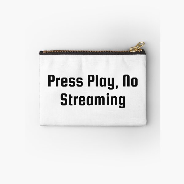 Item preview, Press Play, No Streaming designed and sold by Ninjacatoff.