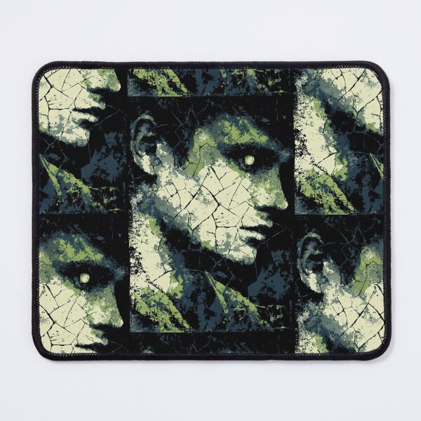 Item preview, Abstract face profile with a cracked and damaged texture. designed and sold by Piotrek0001.