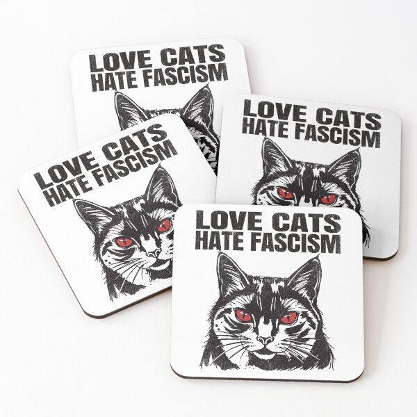 Item preview, Love Cats Hate Fascism. designed and sold by EunsooLee.