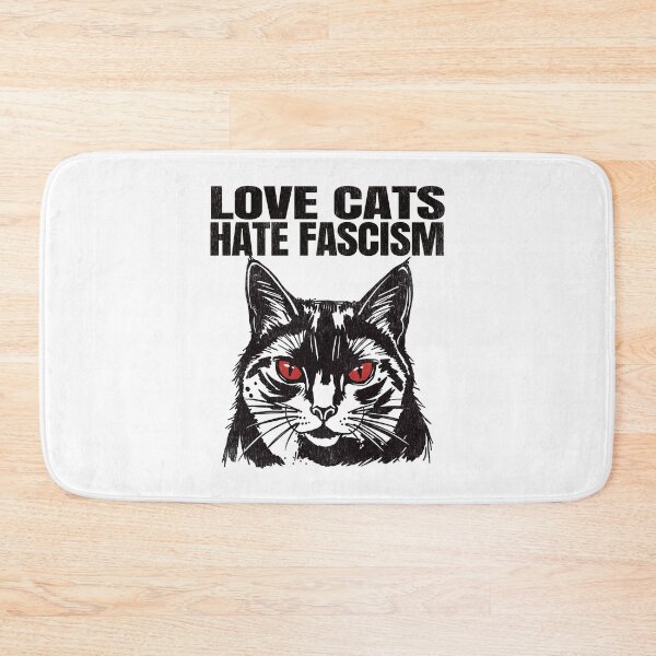 Item preview, Love Cats Hate Fascism. designed and sold by EunsooLee.
