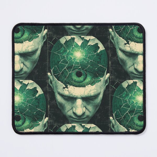 Item preview, Open human head with a large reptilian eye inside. designed and sold by Piotrek0001.
