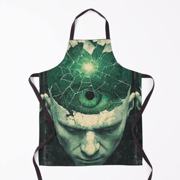 Item preview, Open human head with a large reptilian eye inside. designed and sold by Piotrek0001.