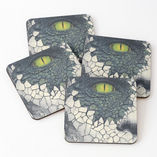 Item preview, Cracking human skin reveals reptilian scales and an eye. designed and sold by Piotrek0001.