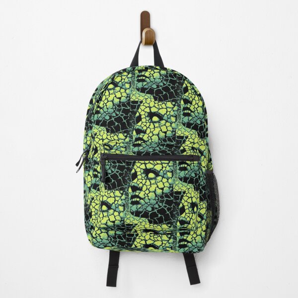 Item preview, An abstract, cracked pattern in shades of bright, vivid green. designed and sold by Piotrek0001.
