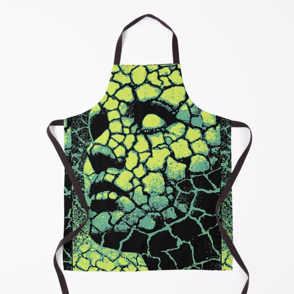 Item preview, An abstract, cracked pattern in shades of bright, vivid green. designed and sold by Piotrek0001.