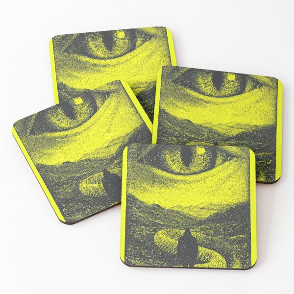 Item preview, Person on a snake road beneath an eye inside glass. designed and sold by Piotrek0001.