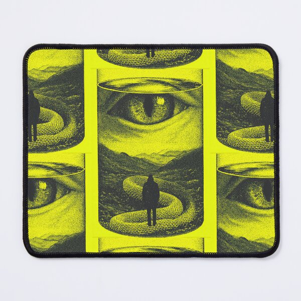 Item preview, Person on a snake road beneath an eye inside glass. designed and sold by Piotrek0001.