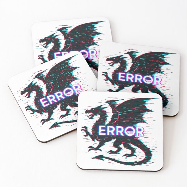 Item preview, Glitched Dragon – Digital Error designed and sold by kyokugen.