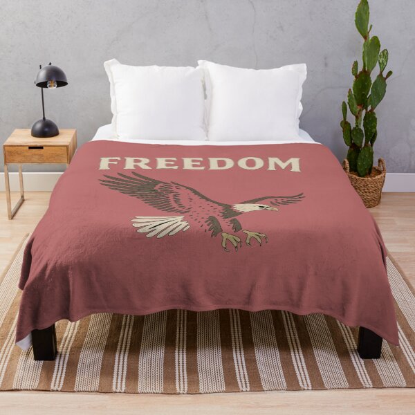 Item preview, Freedom Eagle Vintage T-Shirt | Bald Eagle Patriotic Graphic Tee | American Pride Wildlife Illustration | Liberty & Freedom Soaring Eagle Design designed and sold by KDesignCrafts.