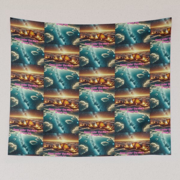Item preview, Sleep under the stars, dream big, my camping friend designed and sold by DIVINE BODY LIFE .