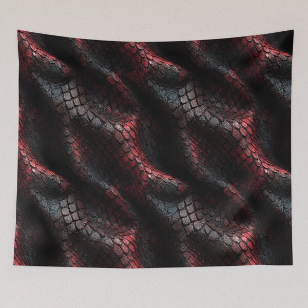 Item preview, Artistic Glossy Snake Scales For Nature Print Fan designed and sold by RoyalStarsPatts.