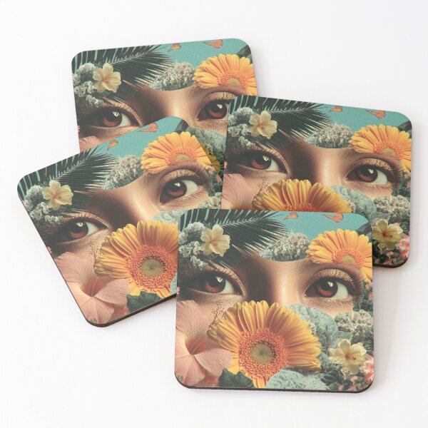 Item preview, Surreal Eyes and Flowers with Butterflies designed and sold by Jirka Svetlik, Studio Illuvision.