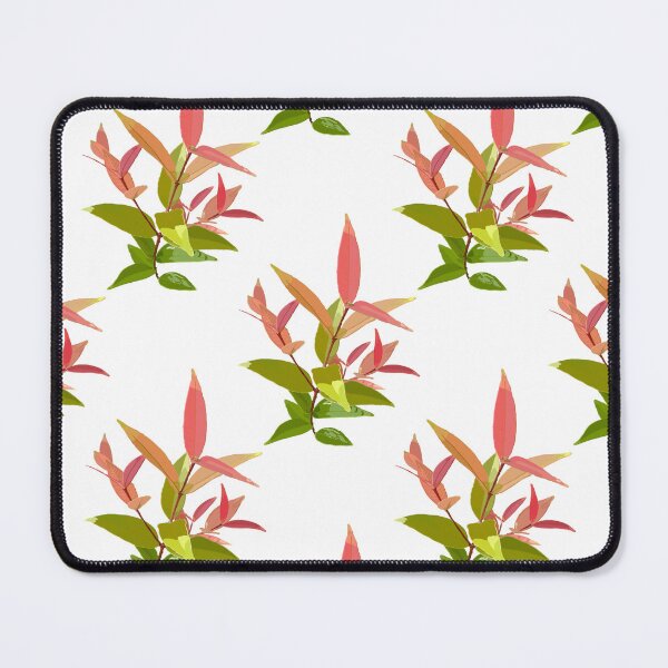 Item preview, Red Orange Leaf Botanical Pattern Design designed and sold by MNX.