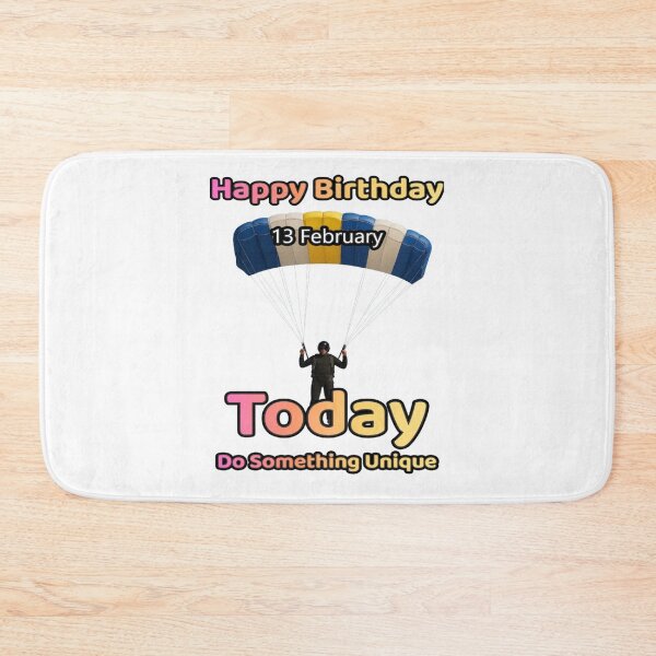Item preview, Birthday Parachutist 13 February designed and sold by ariksworld.