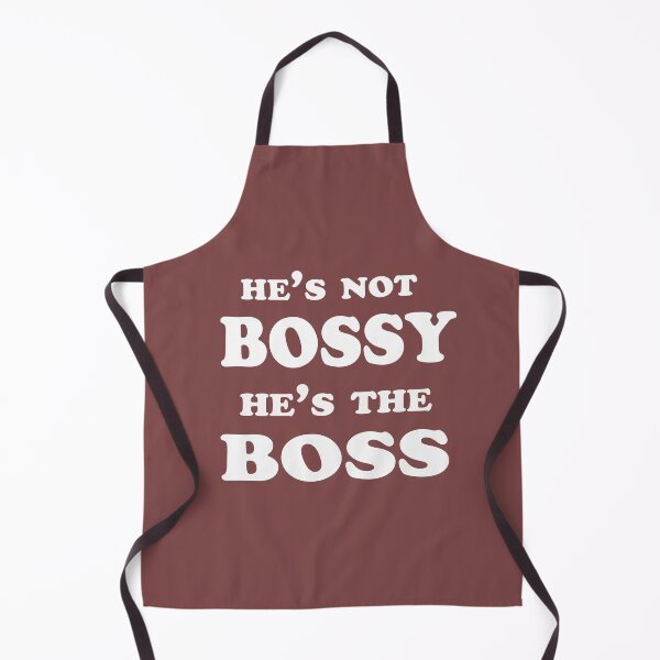 Item preview, He’s Not Bossy, He’s the Boss – Alpha Mindset Quote Design designed and sold by ArtNestVerse.
