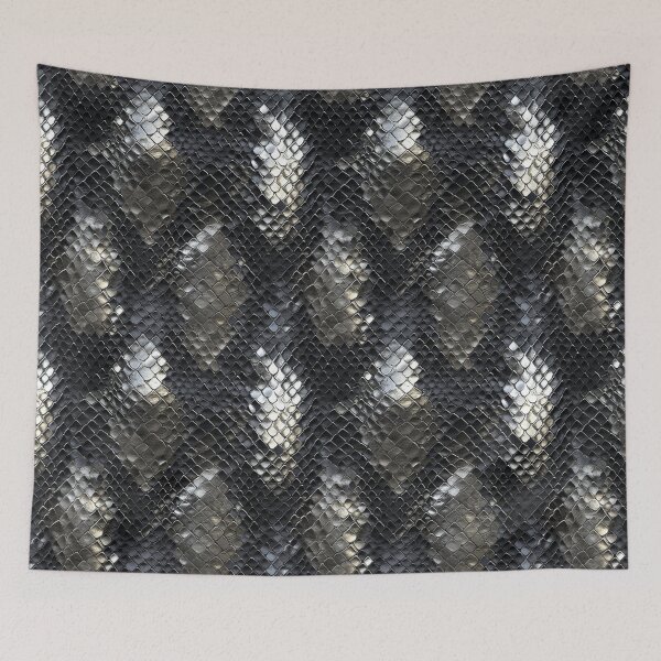 Item preview, Classic Natural Snake Scales For Wild Print Fan designed and sold by RoyalStarsPatts.