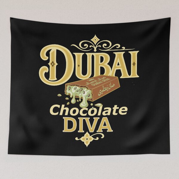 Artikelvorschau, Dubai Chocolate Diva Lustiges Design Meme Schokolade entworfen und verkauft von Colorfulman.