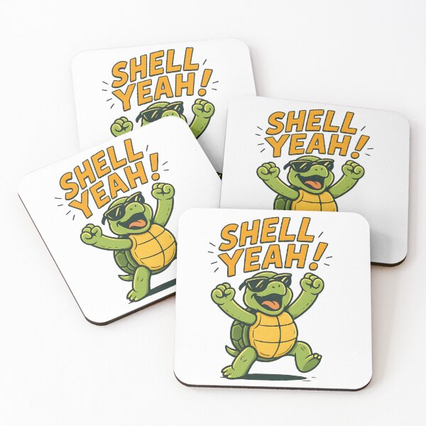 Item preview, Shell Yeah! – Funny turtle design designed and sold by VibeCircuit61.