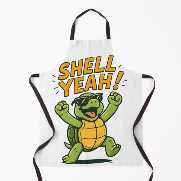 Item preview, Shell Yeah! – Funny turtle design designed and sold by VibeCircuit61.