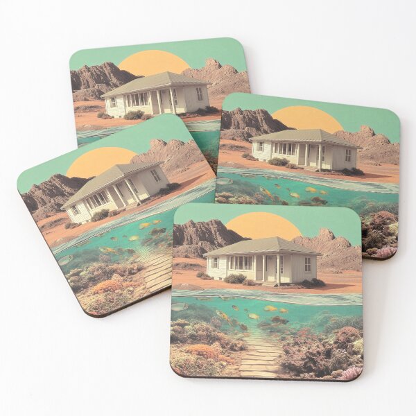 Item preview, Surreal Desert House with Underwater Reef designed and sold by Jirka Svetlik, Studio Illuvision.