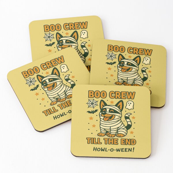 Item preview, Boo Crew Till the End – Jivan Mummy Dog Shirt, Cute Halloween Graphic Tee designed and sold by BhumiBliss.