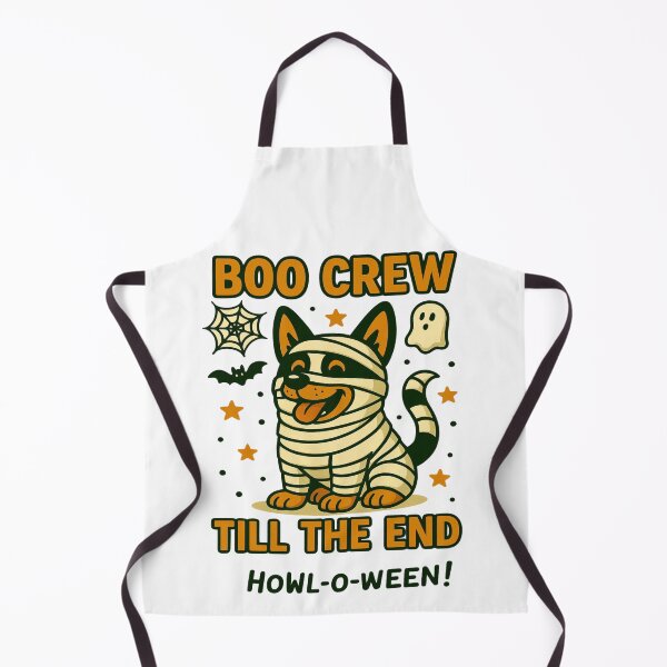 Item preview, Boo Crew Till the End – Jivan Mummy Dog Shirt, Cute Halloween Graphic Tee designed and sold by BhumiBliss.