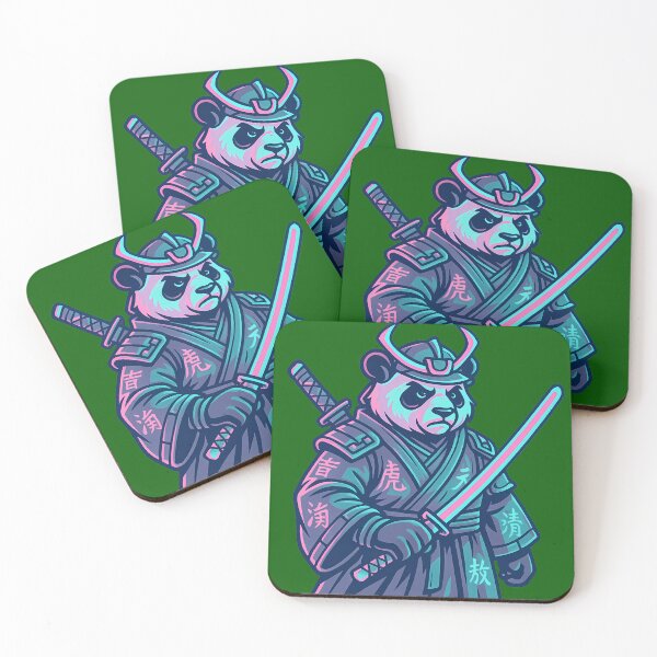 Item preview, Neon Samurai Panda designed and sold by kyokugen.