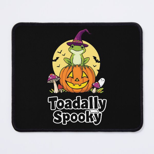 Item preview, Toadally Spooky Frog on Pumpkin with Ghosts Design designed and sold by ArtDesignTp.