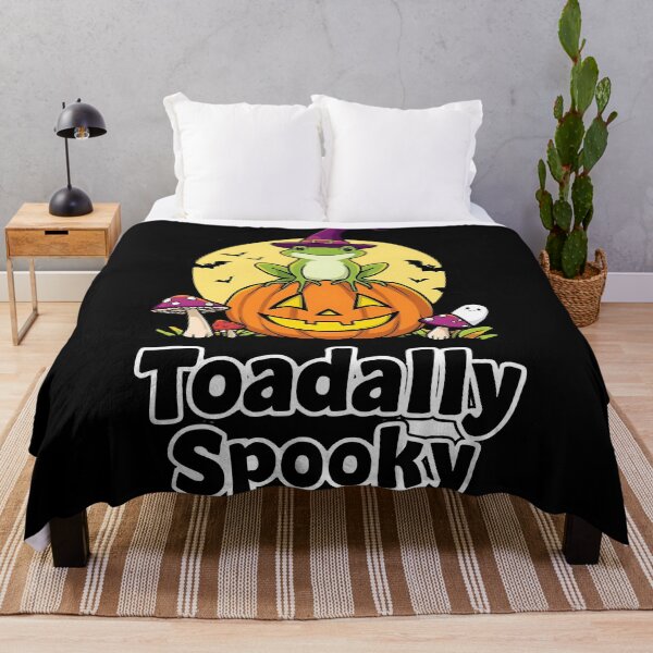 Item preview, Toadally Spooky Frog on Pumpkin with Ghosts Design designed and sold by ArtDesignTp.