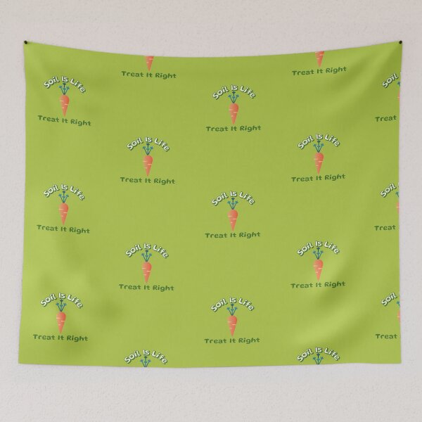 Item preview, Soil Is life, treat it right-cool gardening designed and sold by DIVINE BODY LIFE .