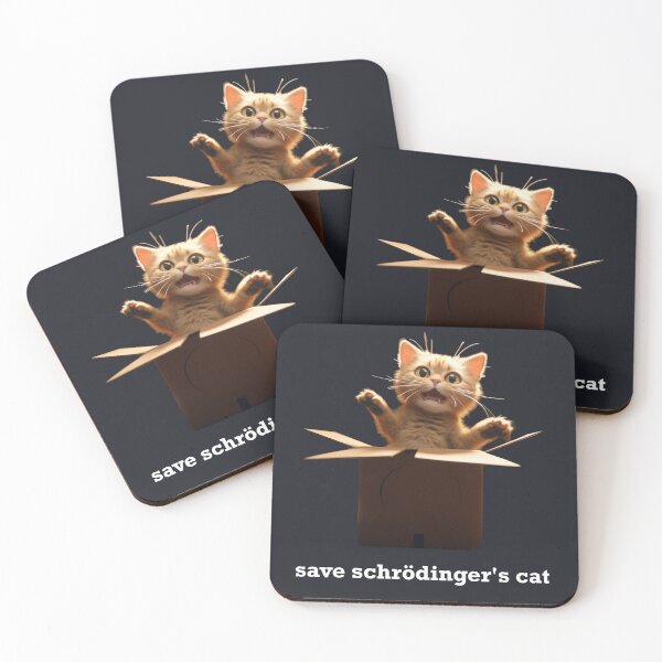 Item preview, Save Schrödinger's Cat Funny Physics Joke designed and sold by WheresMyMojo.