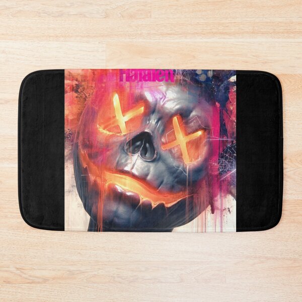 Item preview, AfroNova Halloween Digital Art | Cosmic Graffiti Skeleton & Mask Print | Neon Afrofuturist Wall Decor designed and sold by Blackcanvas444.