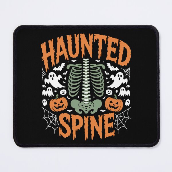 Item preview, Haunted Spine Funny Osteopathy Halloween designed and sold by osteopath shop.