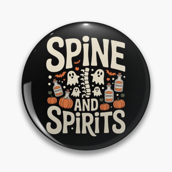 Item preview, Spine and Spirits Funny Osteopathy Halloween designed and sold by osteopath shop.