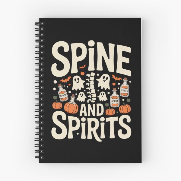 Item preview, Spine and Spirits Funny Osteopathy Halloween designed and sold by osteopath shop.