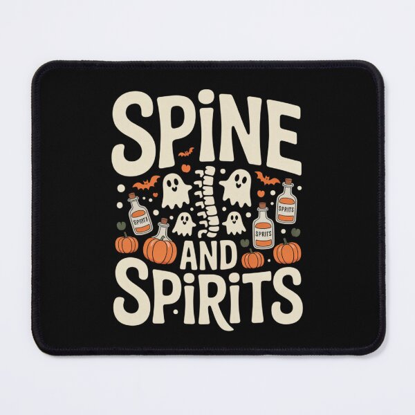 Item preview, Spine and Spirits Funny Osteopathy Halloween designed and sold by osteopath shop.