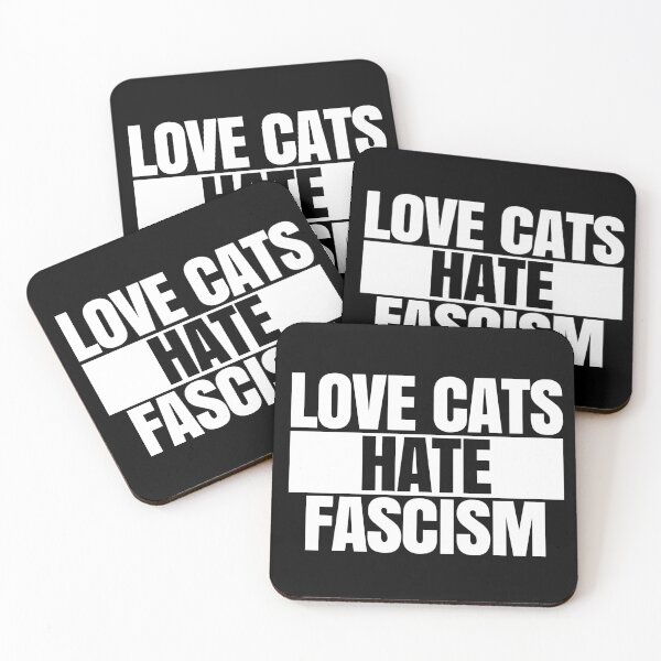 Item preview, Love Cats Hate Fascism. designed and sold by EunsooLee.