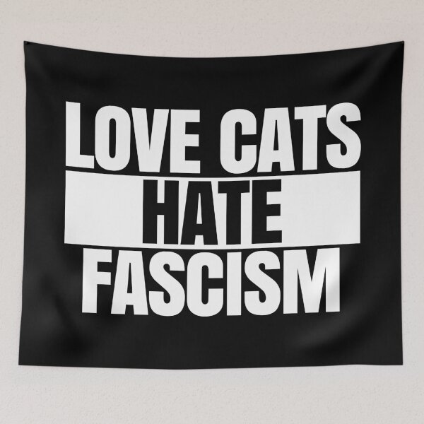Item preview, Love Cats Hate Fascism. designed and sold by EunsooLee.