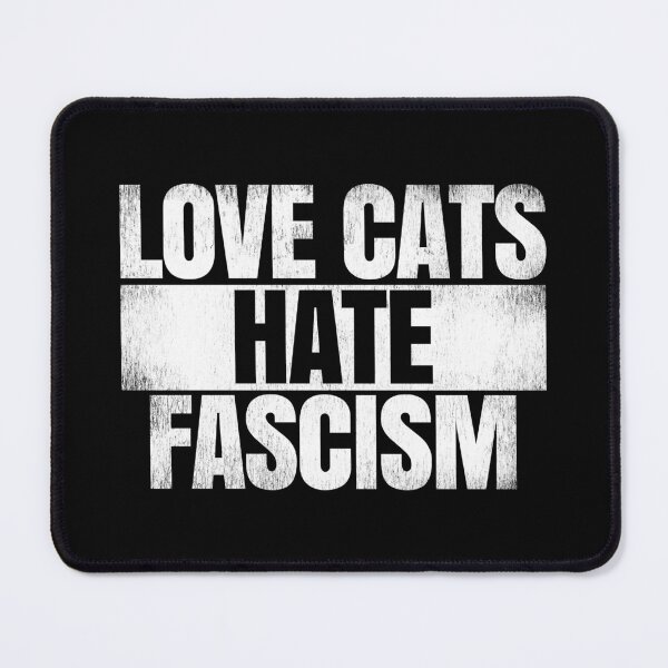 Item preview, Love Cats Hate Fascism. vintage. #2 designed and sold by EunsooLee.