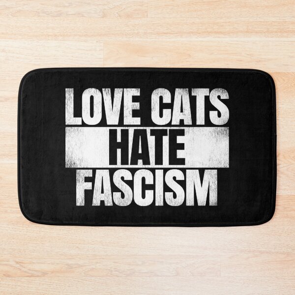 Item preview, Love Cats Hate Fascism. vintage. #2 designed and sold by EunsooLee.
