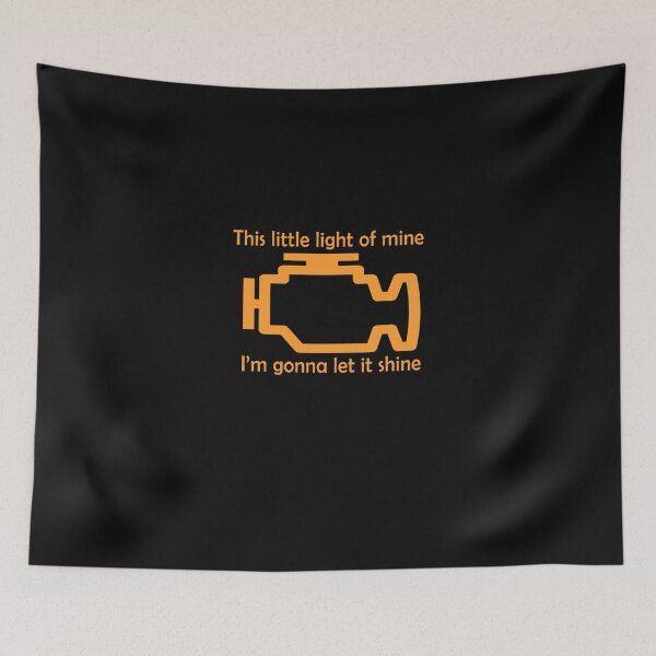 Item preview, Check Engine Let It Shine designed and sold by kristinataylore.